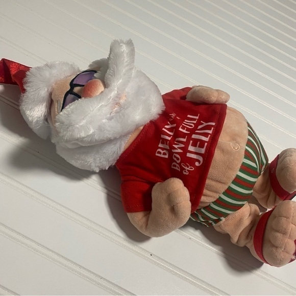 Christmas 15” Animated Plush Jelly Belly Shaking Santa Song Bootylicious Works - Picture 5 of 7